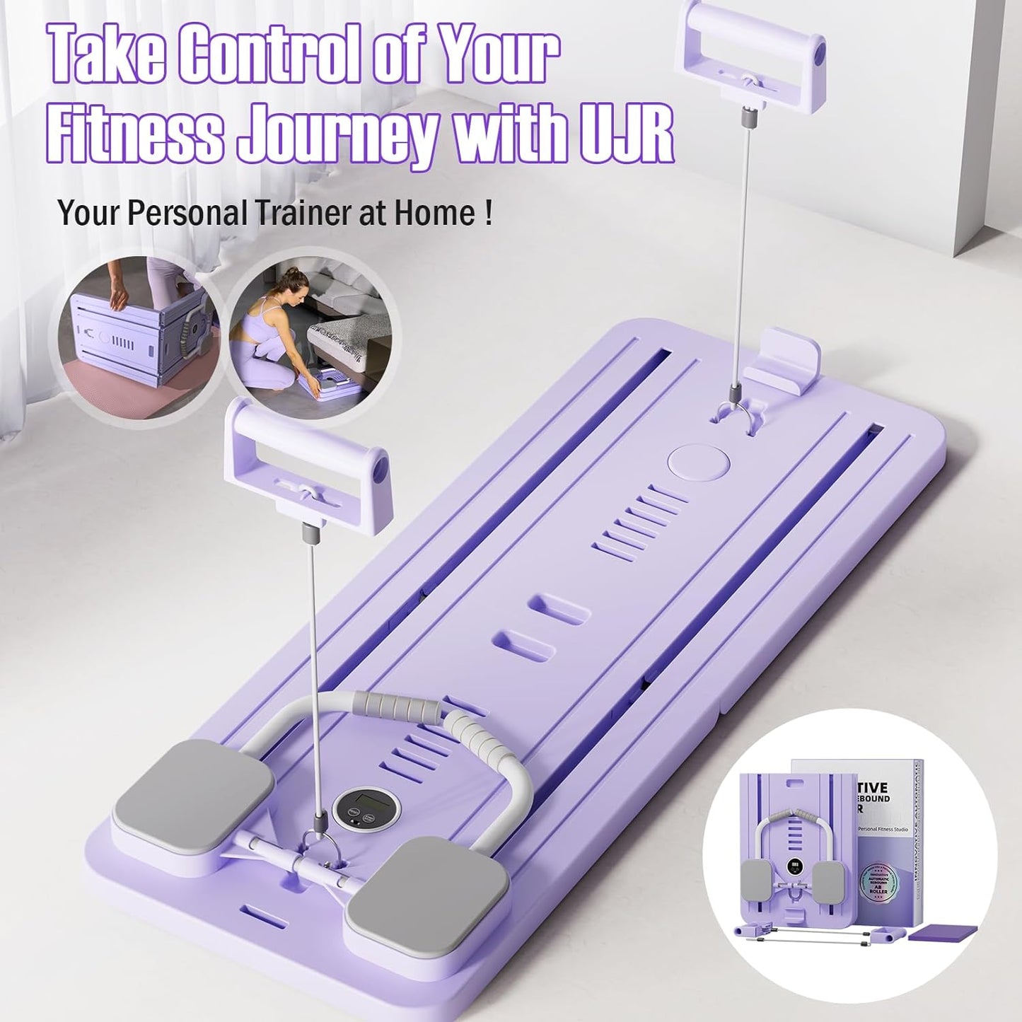 Multifunctional Portable Pilates Reformer Set Abdominal Workout Board