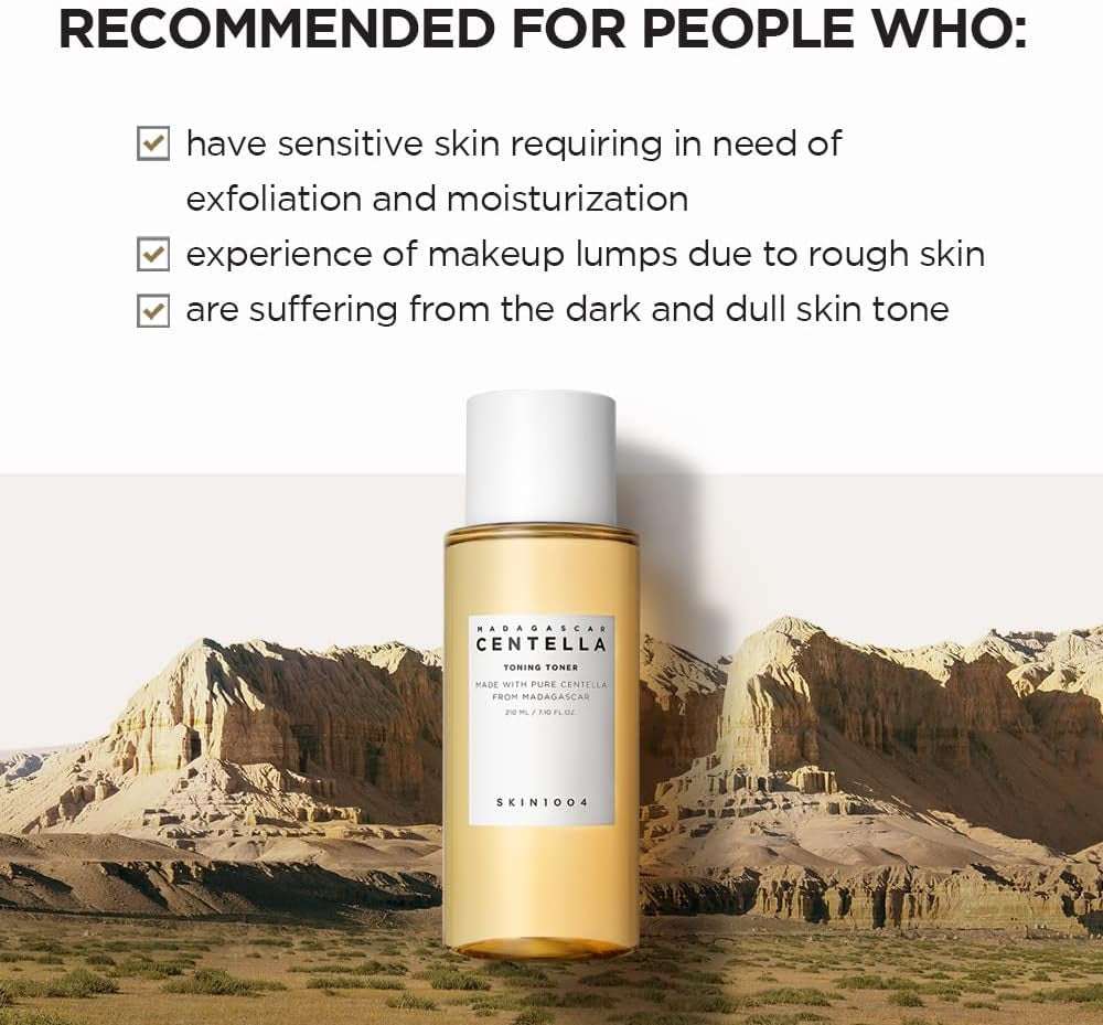 Centella Toning Toner Mild Daily Exfoliating Toner