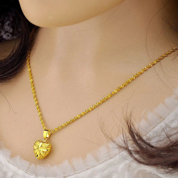 Gold Plated Heart Necklace