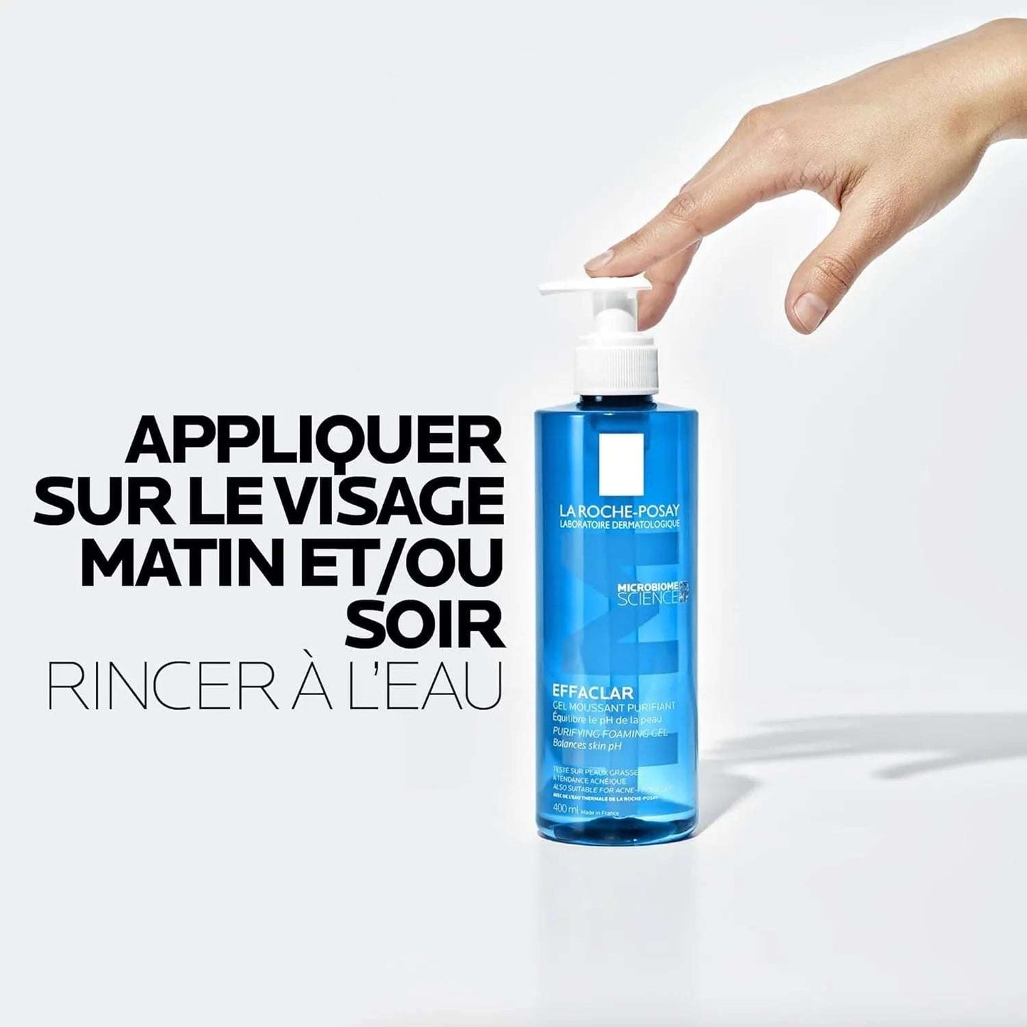 La Roche-Posay Effaclar Acne Foaming Cleansing Gel for Oily and Acne Prone Skin 400ml