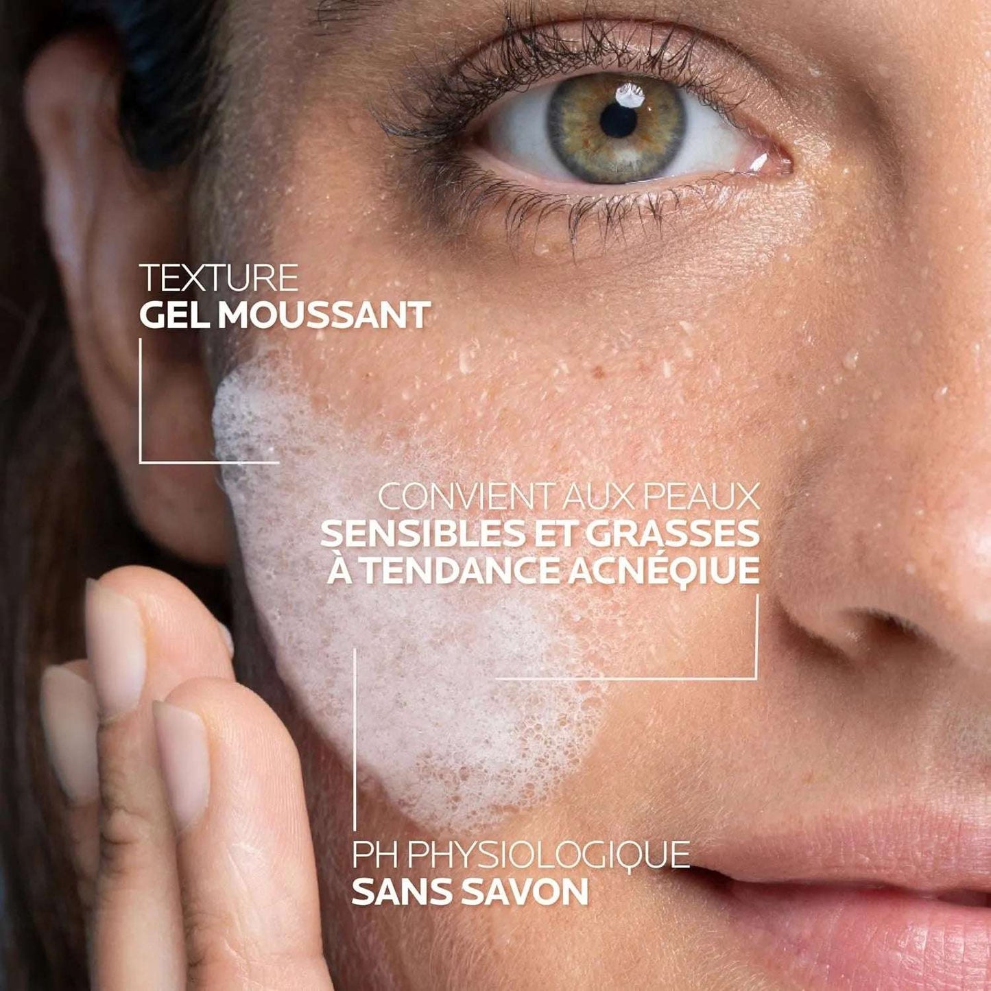 La Roche-Posay Effaclar Acne Foaming Cleansing Gel for Oily and Acne Prone Skin 400ml