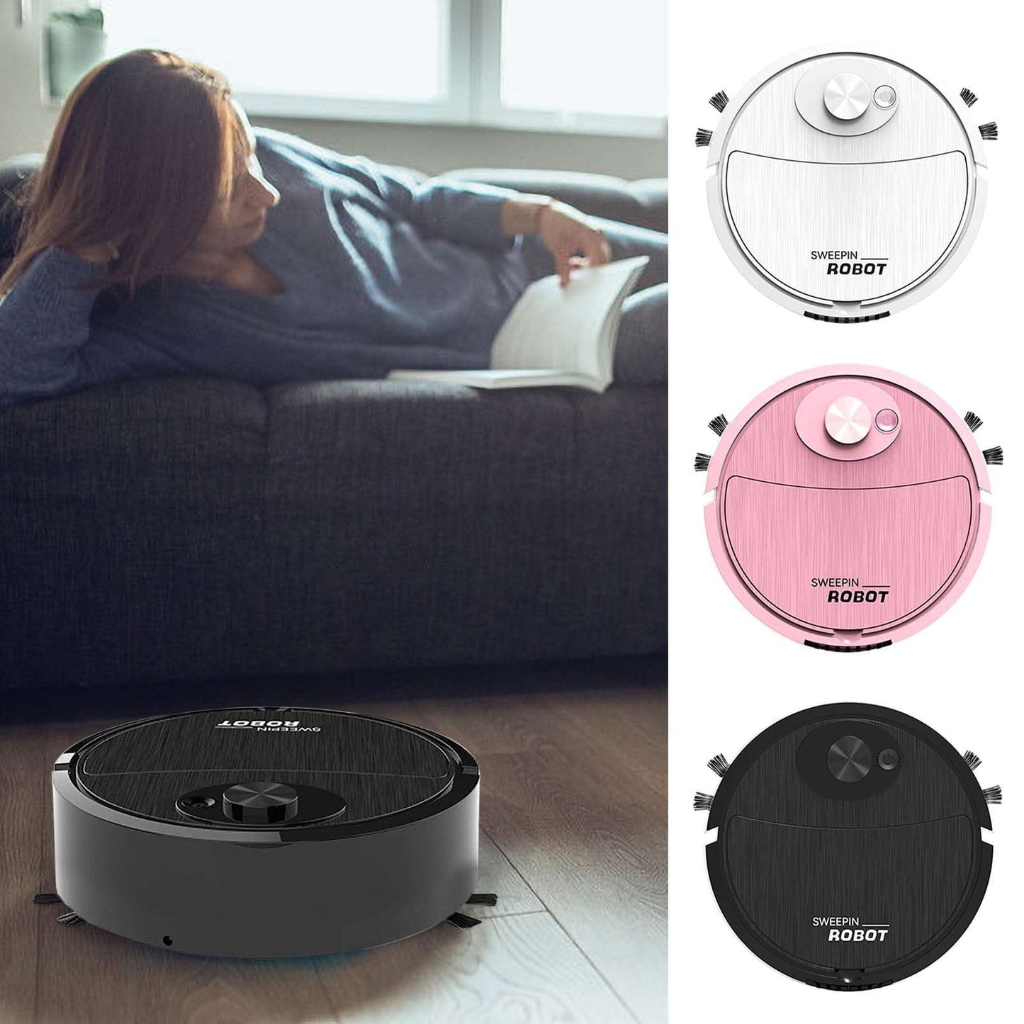 Household Sweeping Robot Intelligent Cleaning Machine Three-in-one Vacuum Cleaner