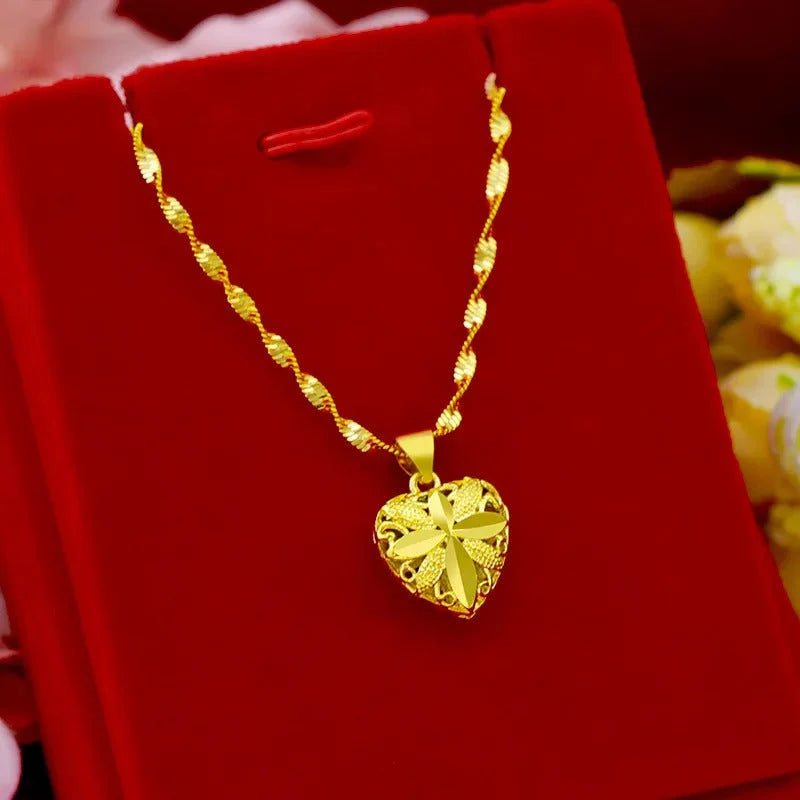 Gold Plated Heart Necklace
