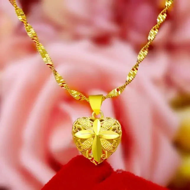 Gold Plated Heart Necklace
