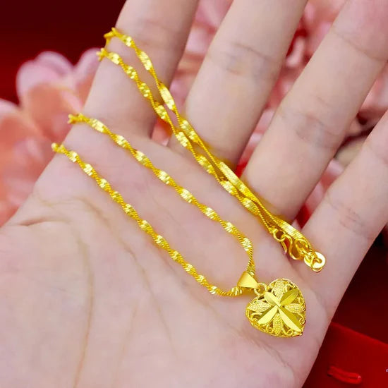 Gold Plated Heart Necklace