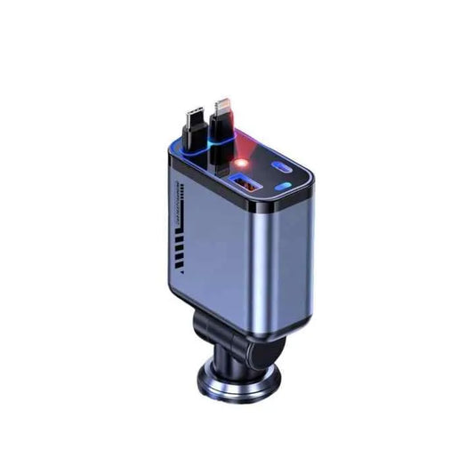 4 in 1 Retractable Car Charger
