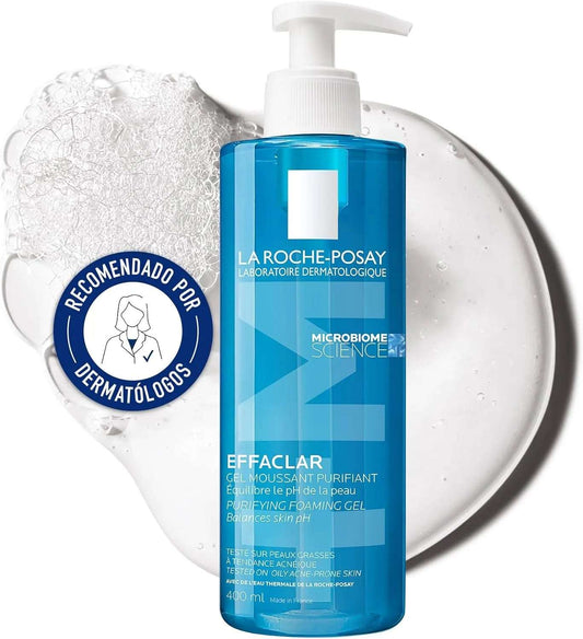 La Roche-Posay Effaclar Acne Foaming Cleansing Gel for Oily and Acne Prone Skin 400ml
