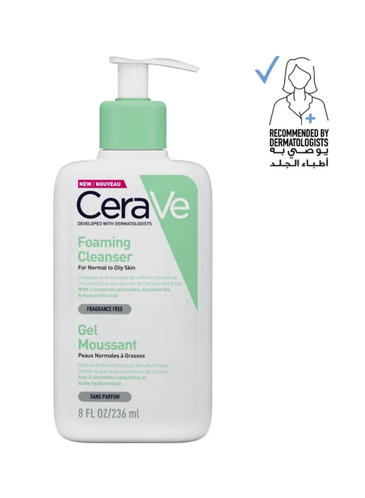 Foaming Cleanser For Normal To Oily Skin With Hyaluronic Acid 236ml