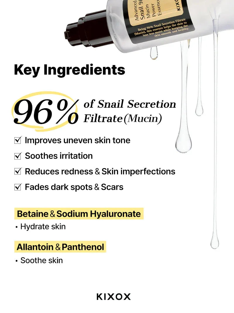 Snail Mucin 96% Power Repairing Essence 100ml