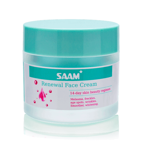 Saam renewal face cream.