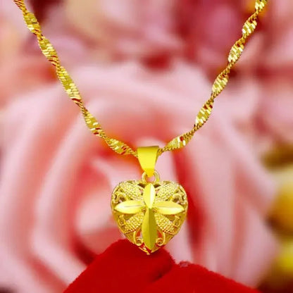 Gold Plated Heart Necklace