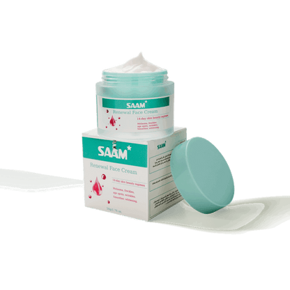 Saam renewal face cream.